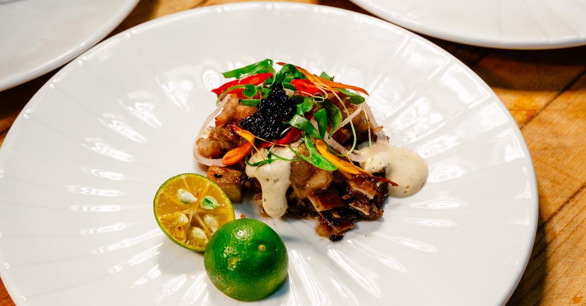 Stocks — foundations — recipe plated and ready to serve