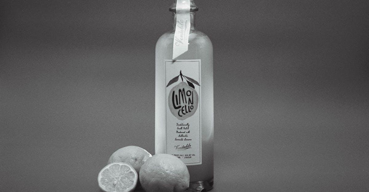 Homemade Limoncello — Spirits recipe plated