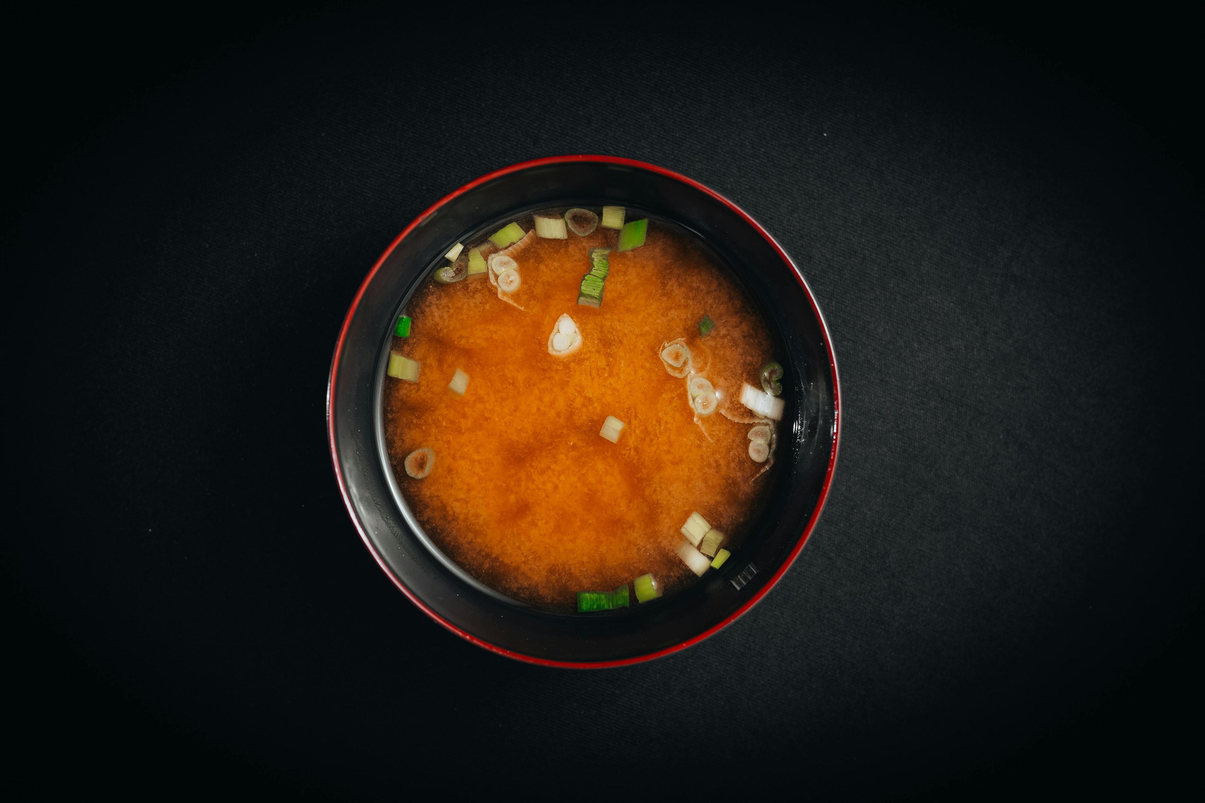 Miso Soup (Misoshiru) — soup recipe plated