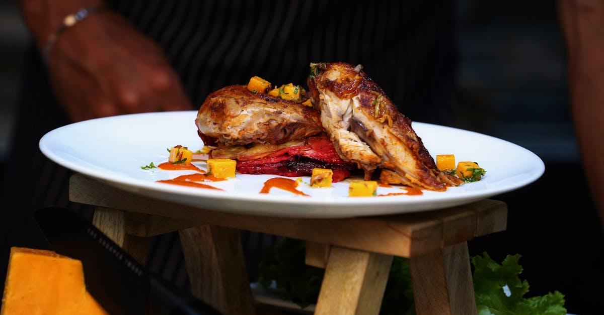 Chicken Mole — Chicken recipe plated