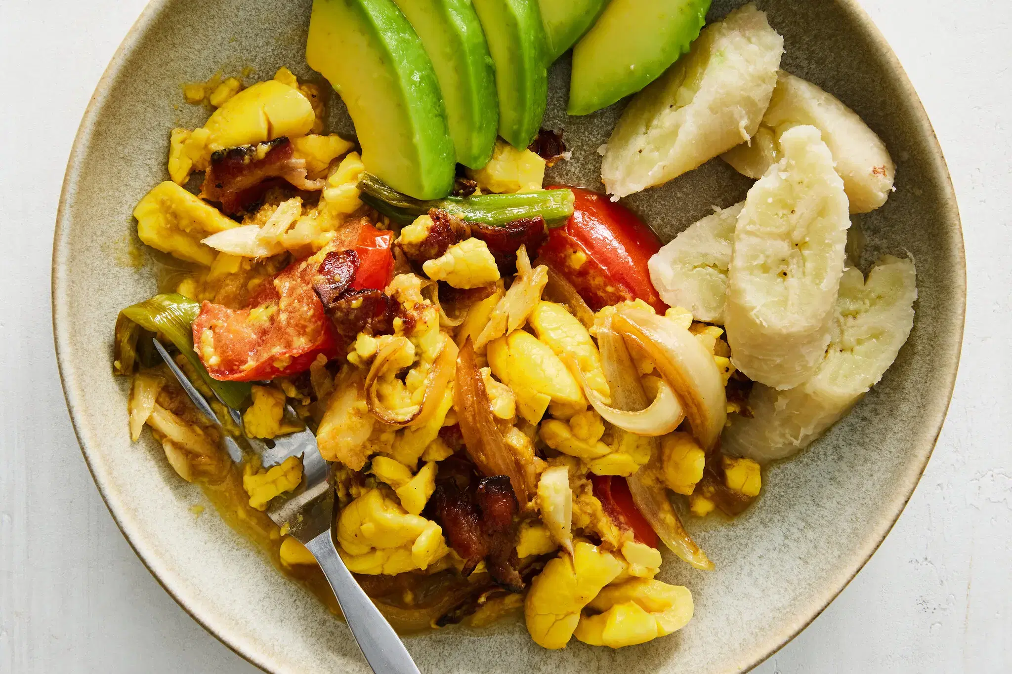 Ackee and Saltfish — seafood recipe plated